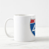 Interstate 495 Sign Koffiemok (Links)