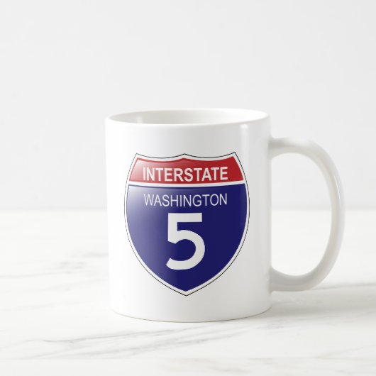 Interstate 5 à Washington Mug (Droite)