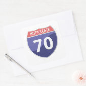 Interstate 70 (I-70) Road Trip Sticker (Envelop)