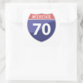 Interstate 70 (I-70) Road Trip Sticker (Tas)
