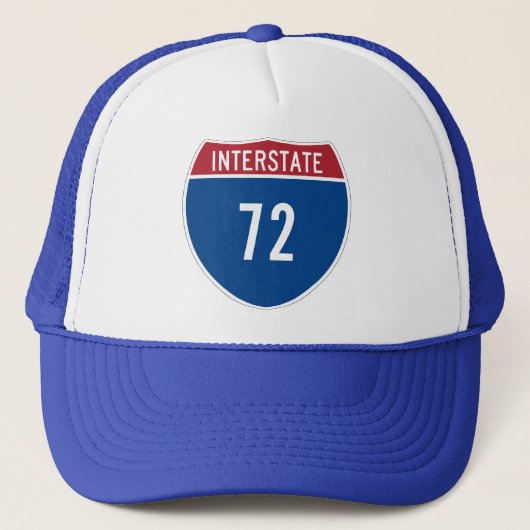 Interstate 72 Hoed Trucker Pet (Voorkant)