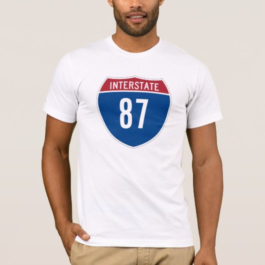 Interstate 87 T-Shirt (Voorkant)