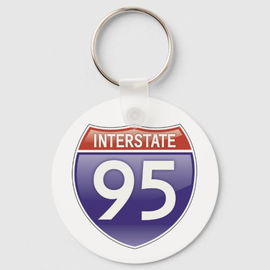 Interstate 95 | Beste cadeaus Sleutelhanger (Voorkant)