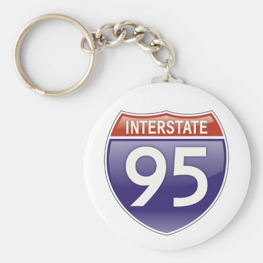 Interstate 95 | Beste cadeaus Sleutelhanger (Voorkant)