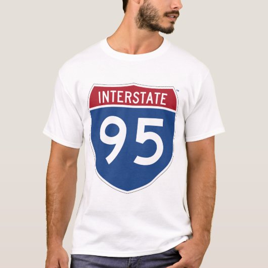 Interstate 95 Highway Shield Shirt (Voorkant)