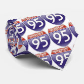 Interstate 95 stropdas (Opgerold)