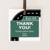 Interstate Birthday Favor Tag