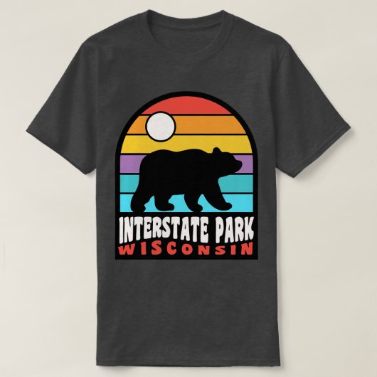 Interstate Park St Croix Herfsten Wisconsin Beer R T-shirt (Design voorkant)