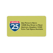 Interstate Senior 25 Étiquettes