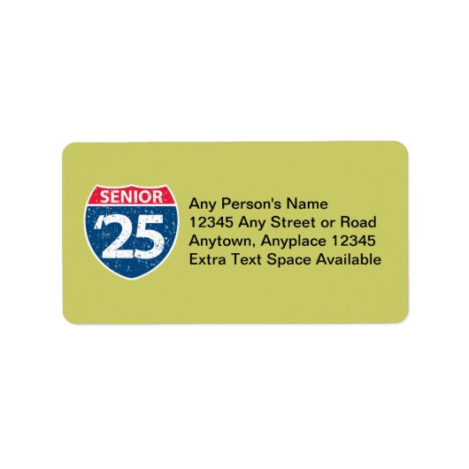 Interstate Senior '25 Labels (Voorkant)