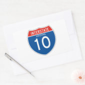 Interstate Sign 10 - Arizona Rechthoekige Sticker (Envelop)