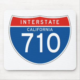 Interstate Sign 710 - Californië Muismat