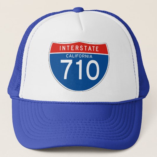 Interstate Sign 710 - Californië Trucker Pet (Voorkant)