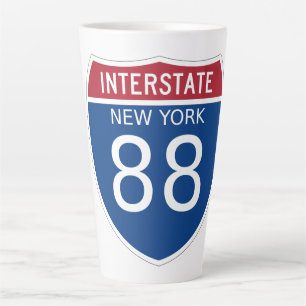 Interstate Sign van New York Latte Mok