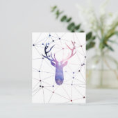 Interstellair hert briefkaart (Staand voorkant)