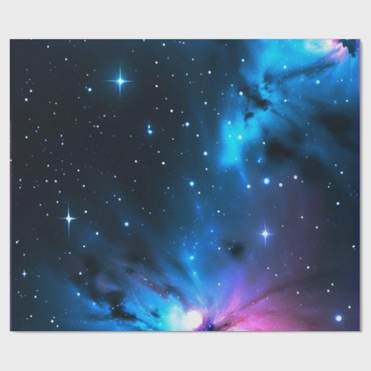 Interstellaire Dromen Verjaardagscadeau Inpakpapie Cadeaupapier (Vlak)