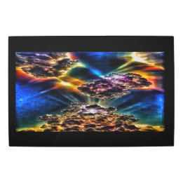 Interstellaire metalen wandkunst