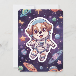 Interstellar Paws - Schattigee ruimtehond in avont Kaart