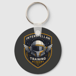 Interstellar Training Academy Round keychain