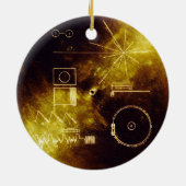 Interstellar Voyager Spacecraft Keramisch Ornament (Achterkant)