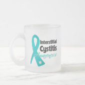 Interstitiële cystitis Bewustheid Matglas Koffiemok (Links)
