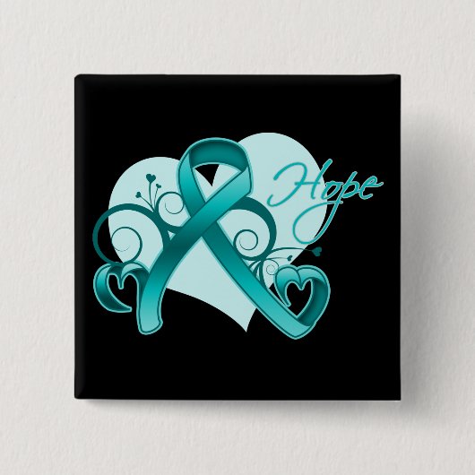 Interstitiële Cystitis Hope Vierkante Button 5,1 Cm (Voorkant)