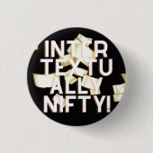 Intertextueel nihil pin #2 ronde button 3,2 cm (Voorkant)