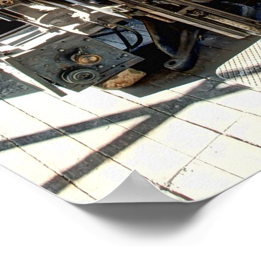 INTERTYPE NEWSPAPER-TYPESETTEERMACHINE POSTER (Hoek)