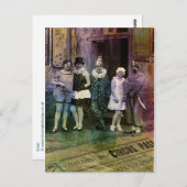 Interval bij het Circus Briefkaart (Voorkant / Achterkant)