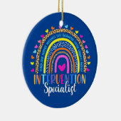 Interventiespecialist Leopard Rainbow-leraar Keramisch Ornament (Rechts)