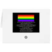 Interwoven LGBT Gay pride Rainbow Ribbon! (Dos Horizontal)