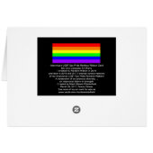Interwoven LGBT Gay pride Rainbow Ribbon! (Dos Horizontal)