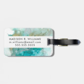 Interwoven Metallics Bagagelabel (Achterkant horizontaal)