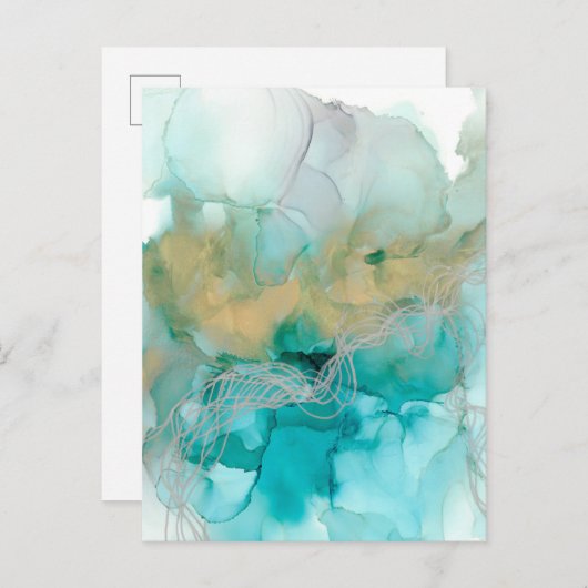 Interwoven Metallics Briefkaart (Voorkant / Achterkant)