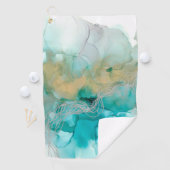 Interwoven Metallics Golfhanddoek (Insitu)