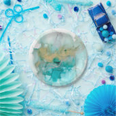 Interwoven Metallics Papieren Bordje (Feest)