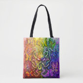 Interwoven regenboog van de Faeries-Canvas tas (Voorkant)