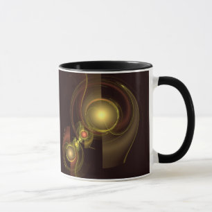 Intieme connectie Abstracte koffie Mok