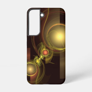 Intieme Verbinding Gouden Energie Abstracte Kunst Samsung Galaxy Hoesje