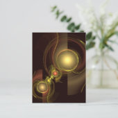 Intimate Connection Abstract Art Briefkaart (Staand voorkant)