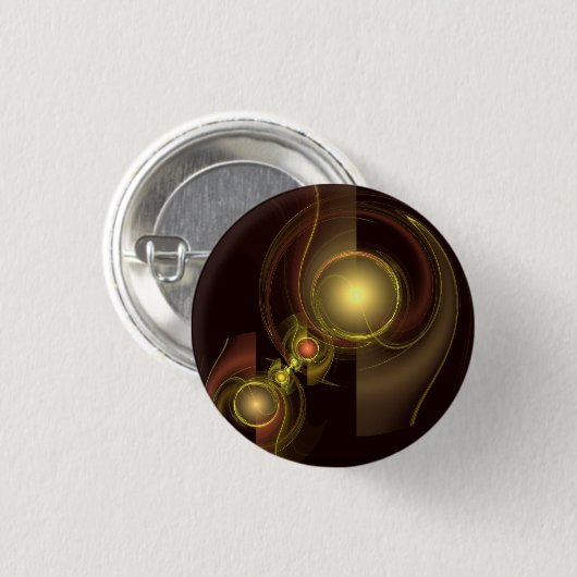Intimate Connection Abstract Art Button (rond) (Voorkant /achterkant)