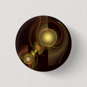 Intimate Connection Abstract Art Button (rond)
