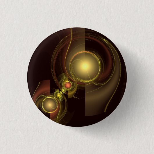 Intimate Connection Abstract Art Button (rond) (Voorkant)