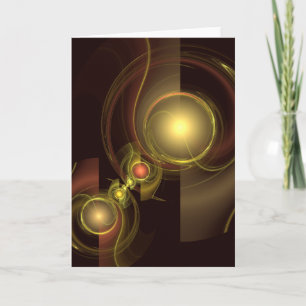 Intimate Connection Abstract Art Wenskaart Kaart