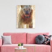 Intimidatie Canvas Afdruk (Insitu (Woonkamer))