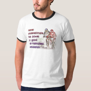 Intimidatie Dirt Bike Motocross T-shirt Spreuken