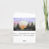 Intimidation, carte de note de puma (Dos)