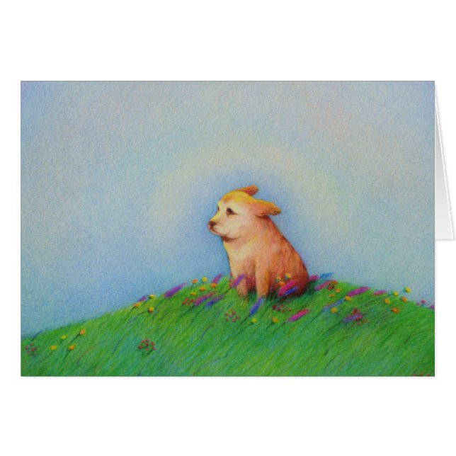 Intitulé :  Heaven - joli chien en or (Devant horizontal)