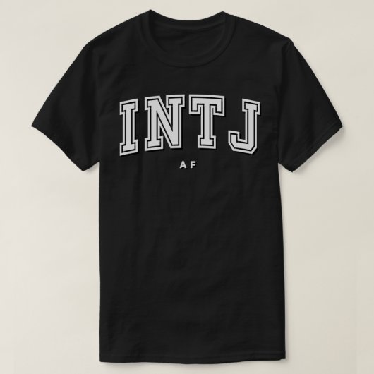 INTJ Introvert trots de Architect T-shirt (Design voorkant)