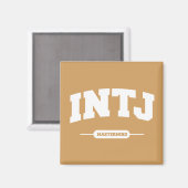 INTJ - Mastermind - Universitaire stijl Magneet (Voorkant / Achterkant)